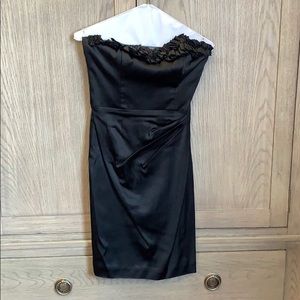 Size 0 White House Black Market Strapless dress